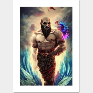 KRATOS Renaissance portrait GOW Posters and Art